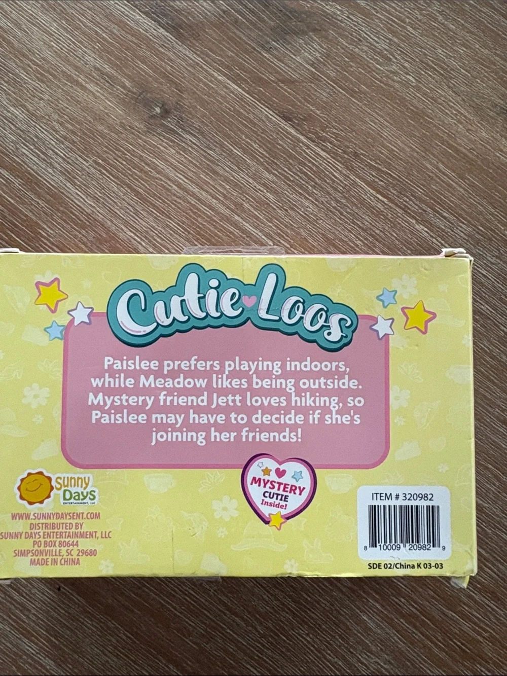 New In Box Cutie Loos 3 Pack. Mystery Figure & Fashions
